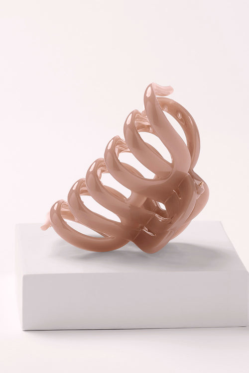 Sunday Latte Claw Clip