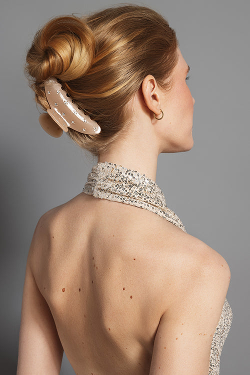 The Hair Edit Super Star Clip in models hair