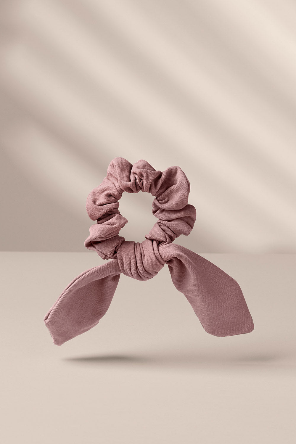 Bow Pose Knotted Ribbon Scrunchie