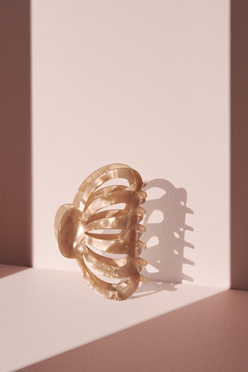 Jellyfish Claw Clip on a pink runway