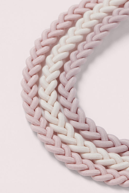 Salutation Slim Braided Headbands detail shot of the braids