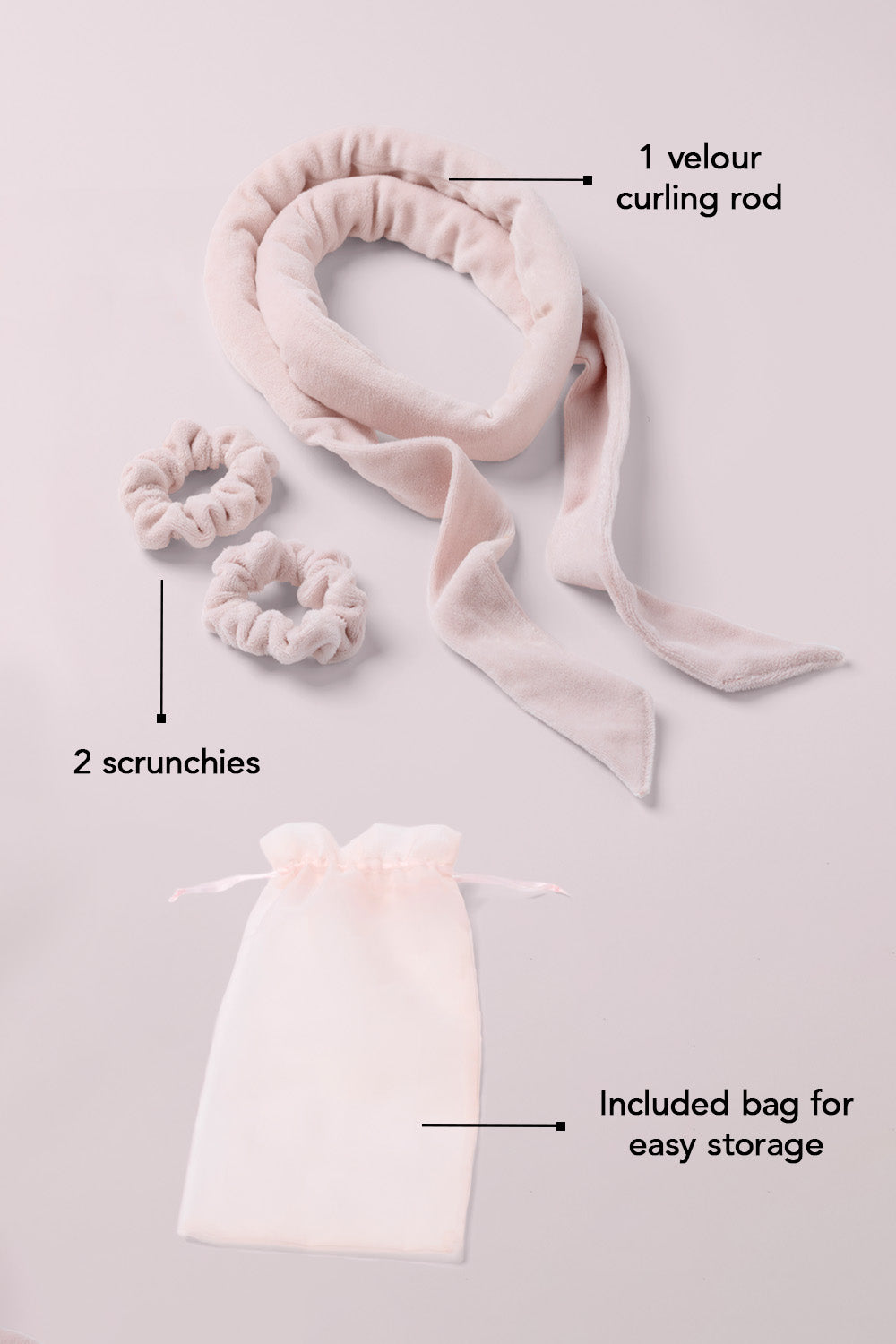 Heatless Soft Ribbon Curl Set