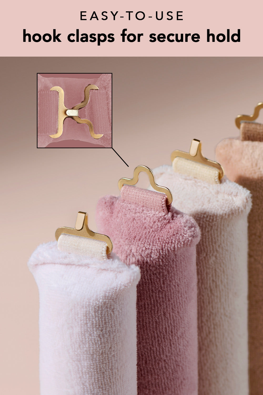 Heatless Volumizing Hair Rods 4-Pack