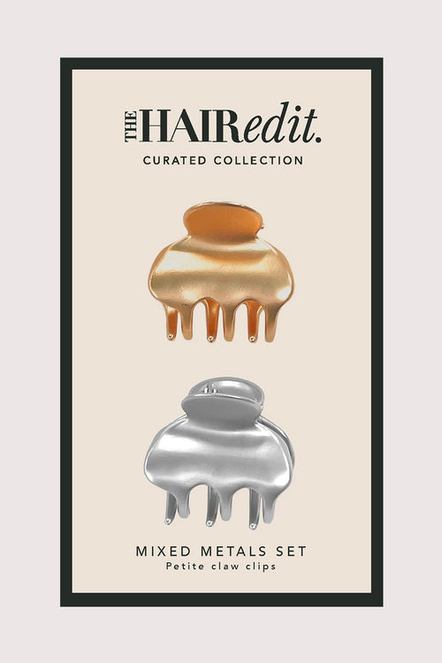 The Hair Edit Mixed Metals Clips packaging
