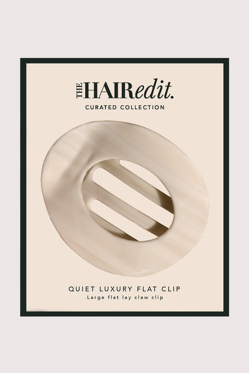 Quiet Luxury Flat Lay Claw Clip