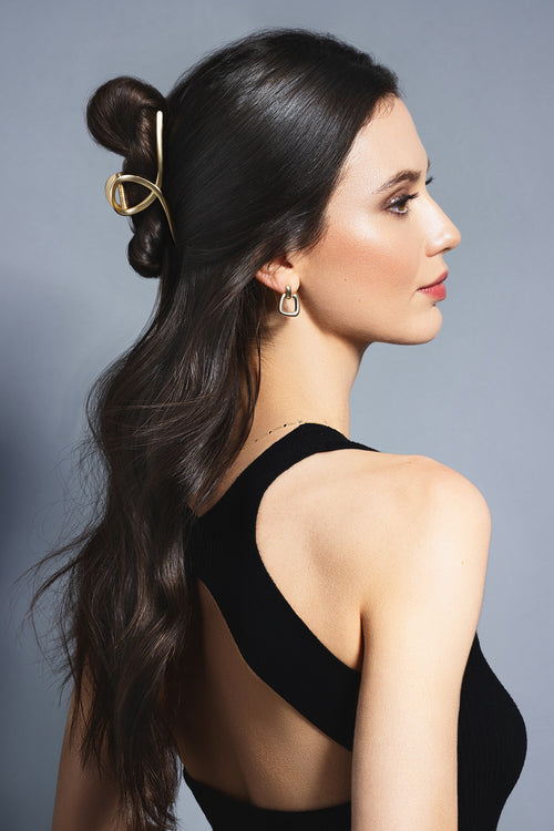 French Twist Claw Clip - Gold