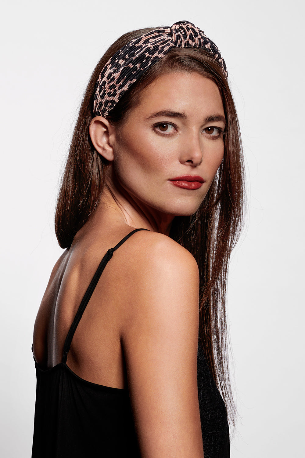 Lystrfac New Fashion Print Leopard Scrunchy Headband for Women Girls Trendy  Pleated Hairband Female Headpieces Hair