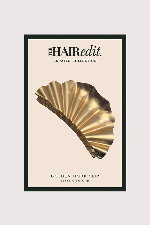 Packaging of The Hair Edit Golden Hour Claw Clip 