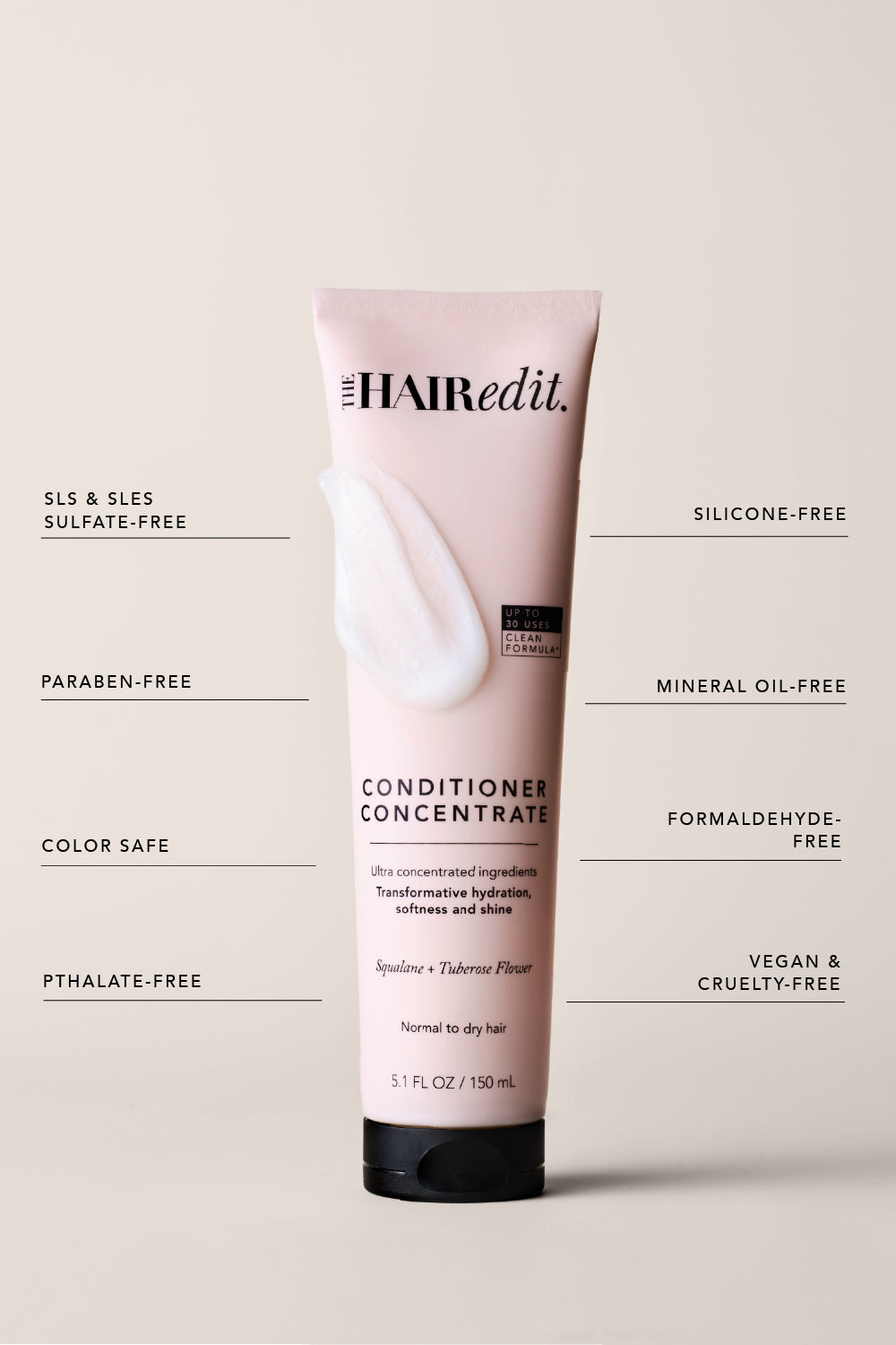 the hair edit conditioner concentrate free from infographic9