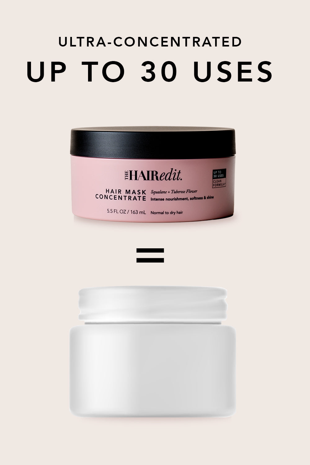 the hair edit hair mask concentrate up to 30 uses infographic6