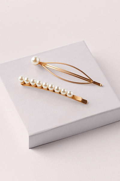 WHIMSY Pearl Hair Pin Set